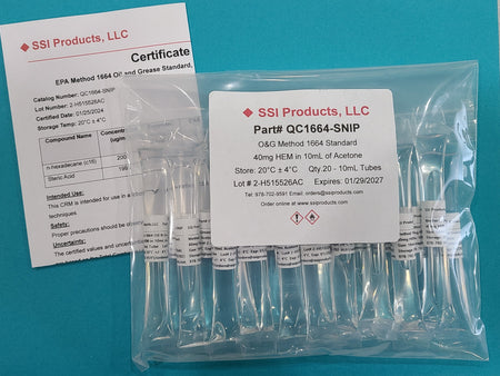 QC Standard Method 1664 - Snip & Pour PFA Tube
